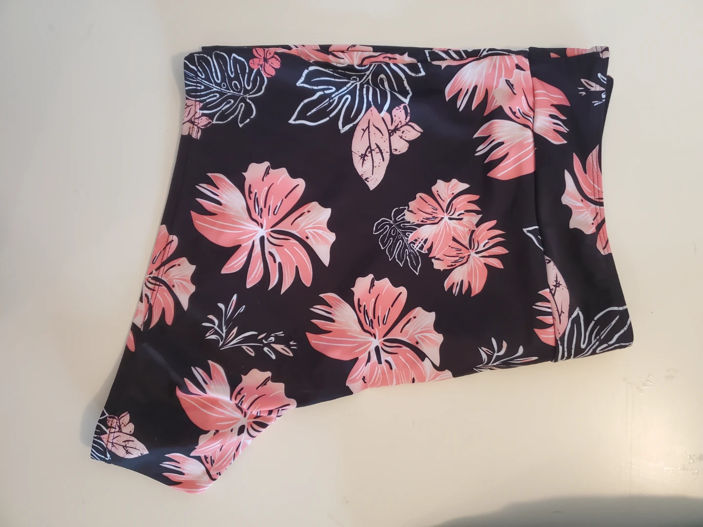 Plus Size Floral Racerback Tankini Swimsuit Set - photo 4