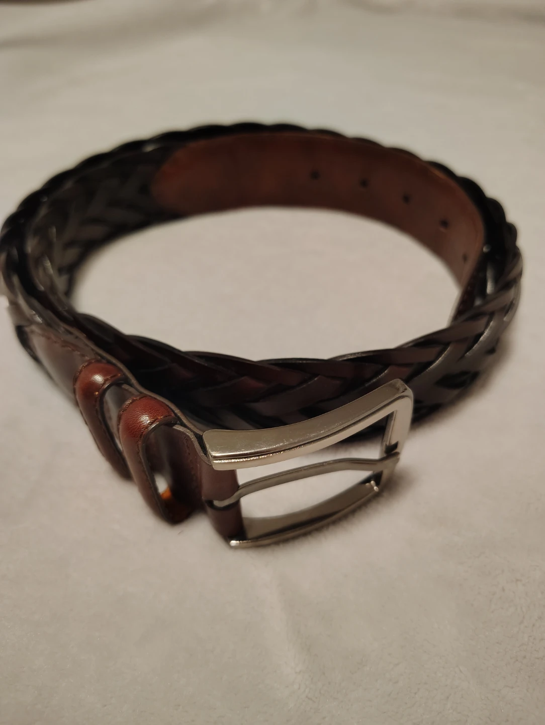 MAGNANNI Men’s Leather Belt – Size 34