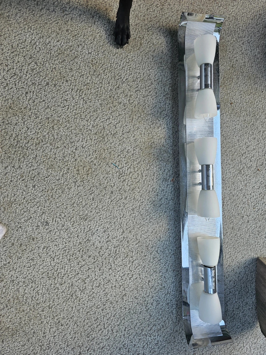 Chrome Sconce Light Fixture - photo 2