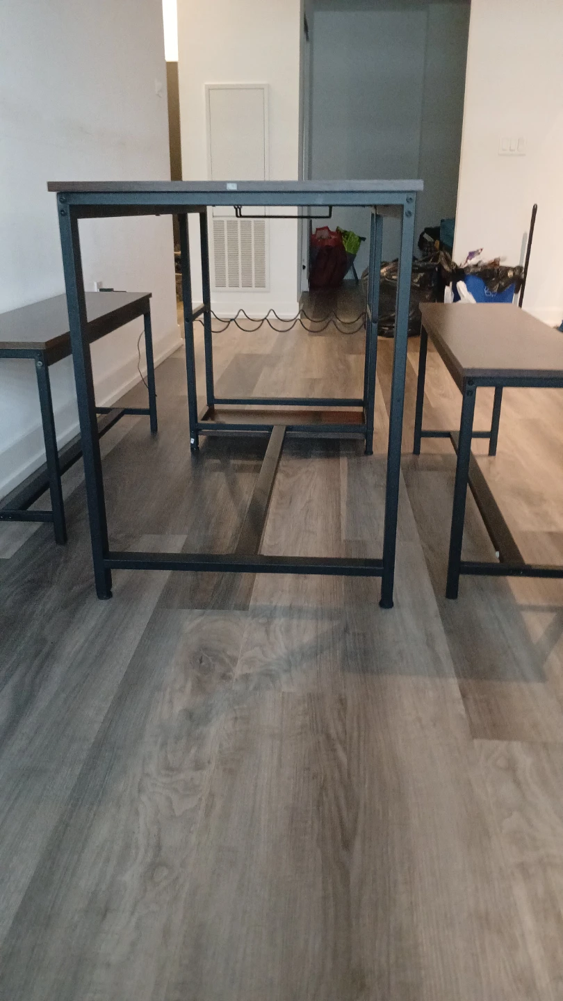 Dining Table Set with 2 Benches - photo 4