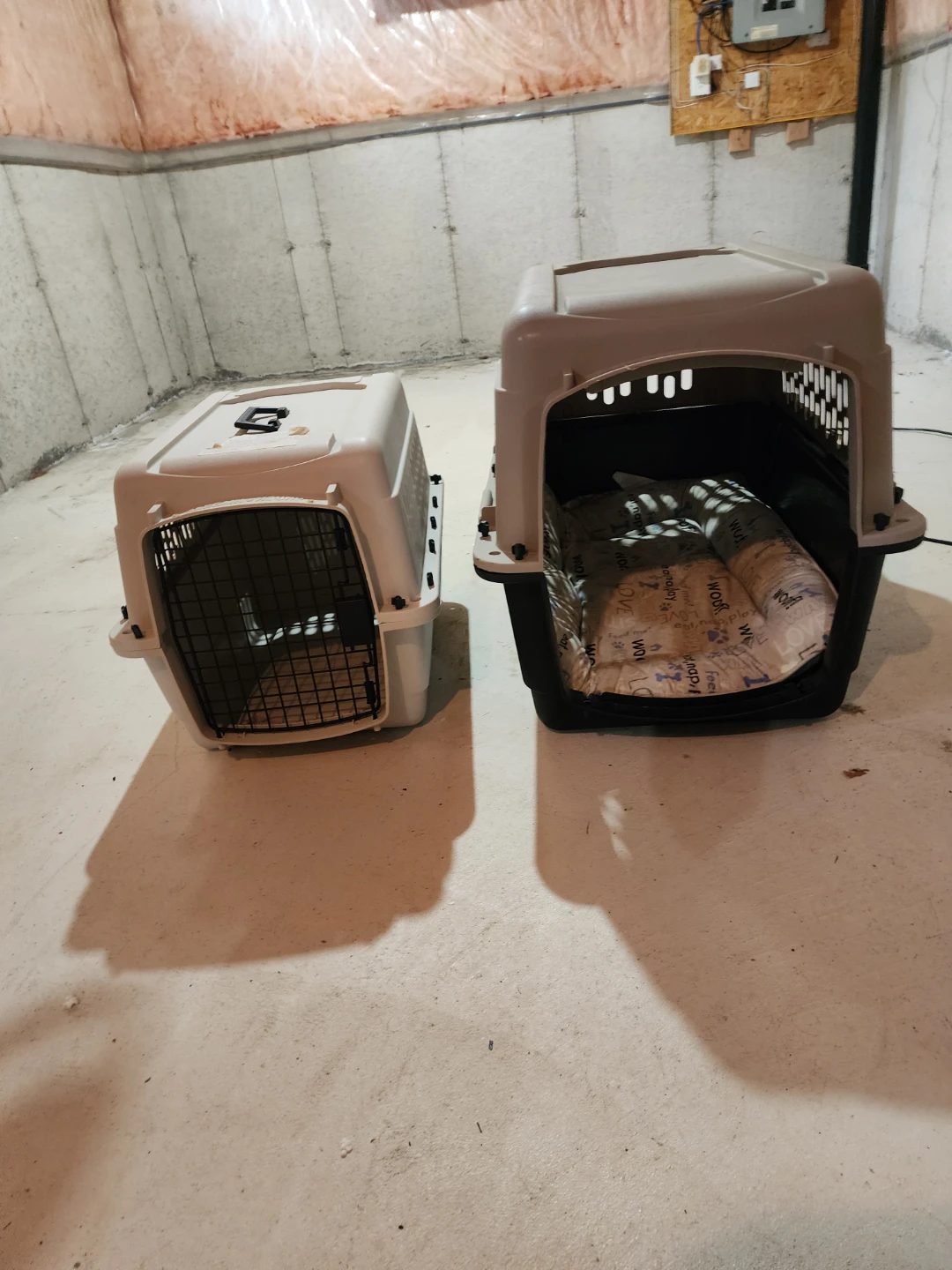 Two Pet Carriers