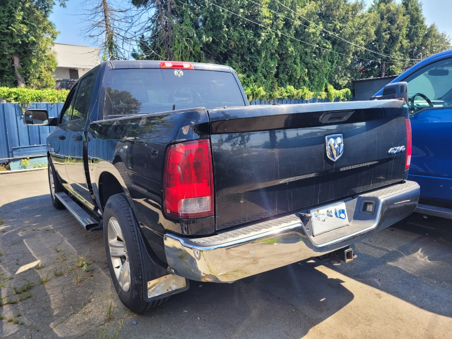 Black Dodge Ram 1500 Pickup Truck - photo 3