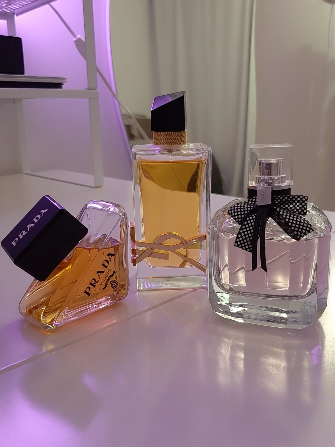 Yves Saint Laurent Libre Eau de Parfum 2x and 1 Prada paradox