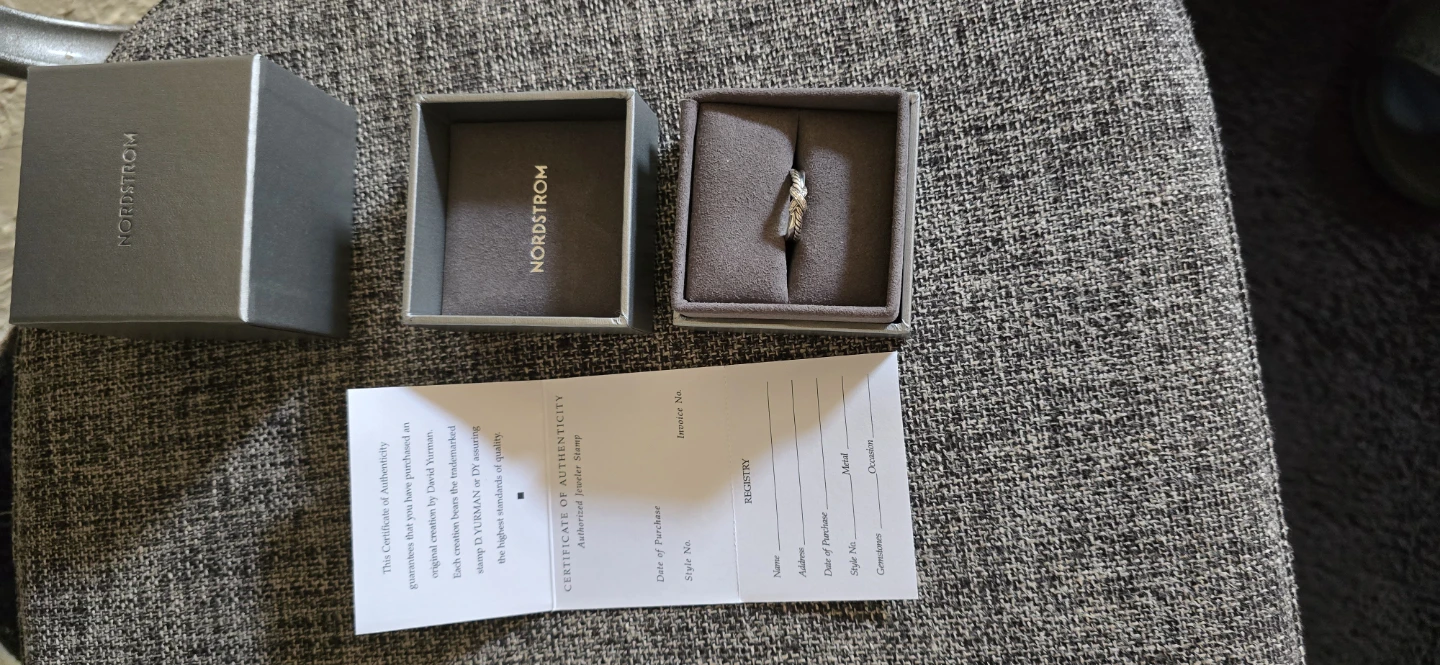 David Yurman Sterling Silver & Diamond Petite X Ring - photo 3