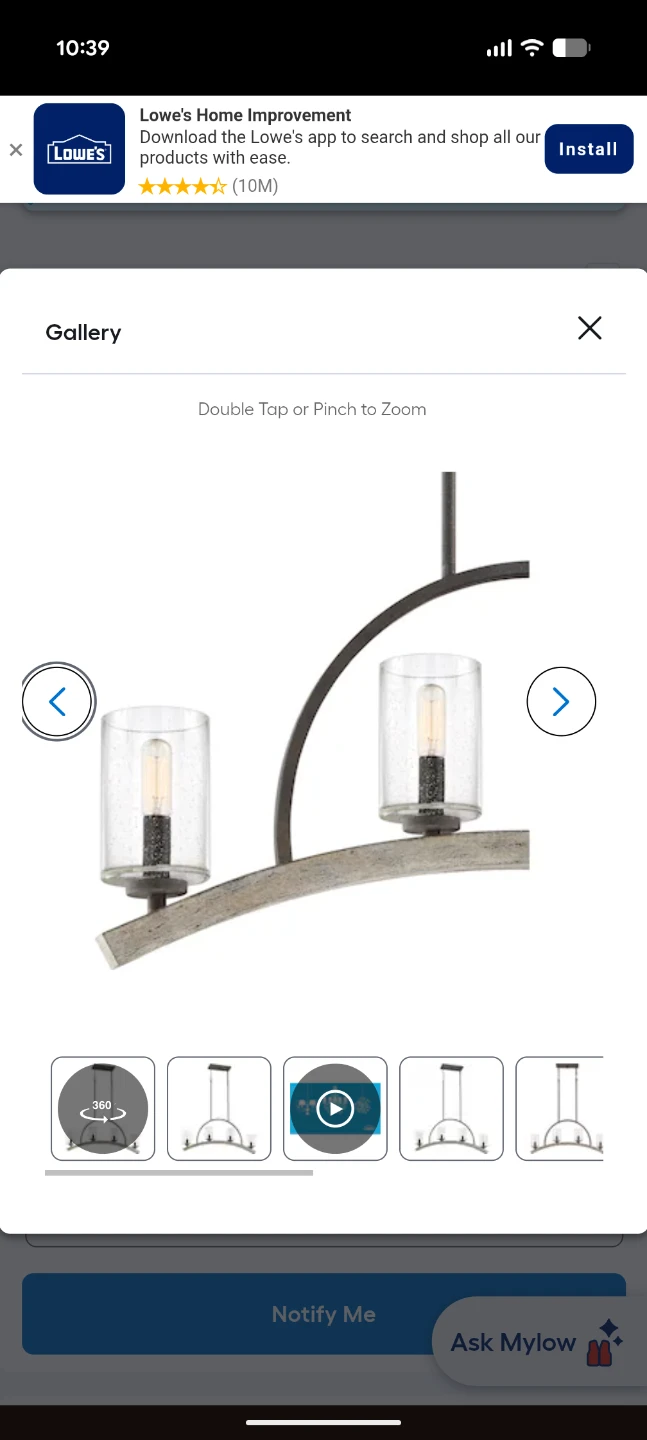Quoizel Arley 4-Light Black Seeded Glass Metal Chandelier - photo 2