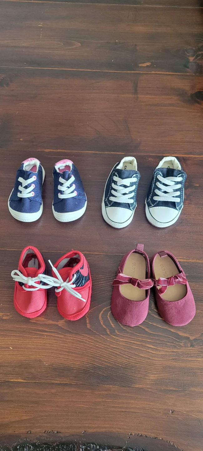 Baby Shoes Bundle - Converse, Old Navy & More