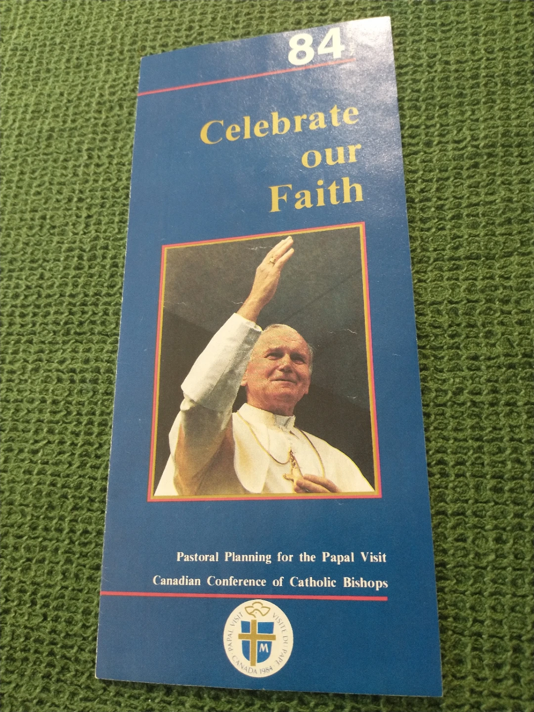 Rare 1984 Canada Papal Visit Brochure - photo 2