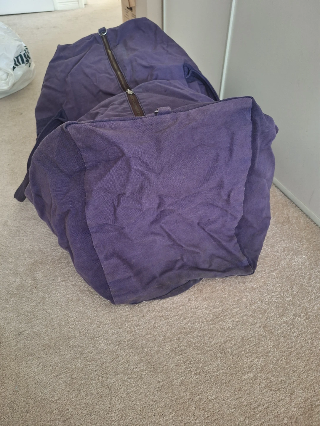 Blue Canvas Duffle Bag - photo 3