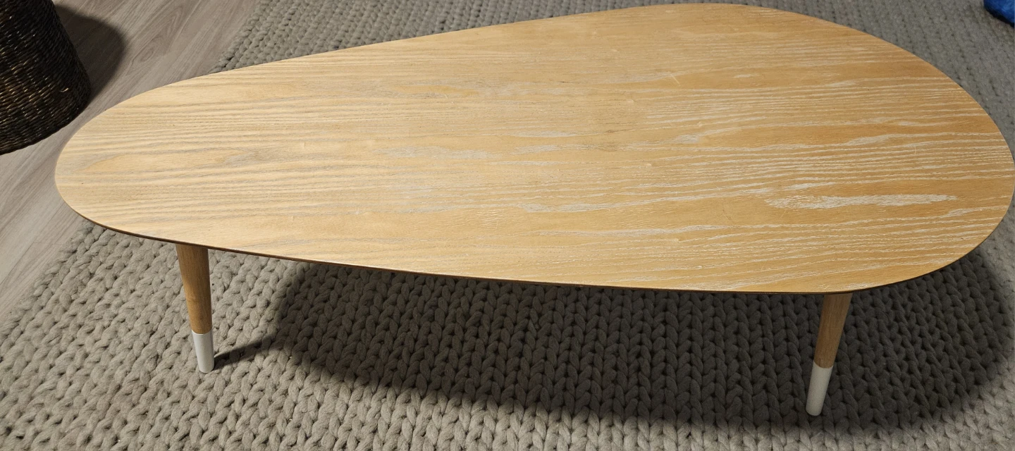 Retro Kidney Bean Shaped Coffee Table