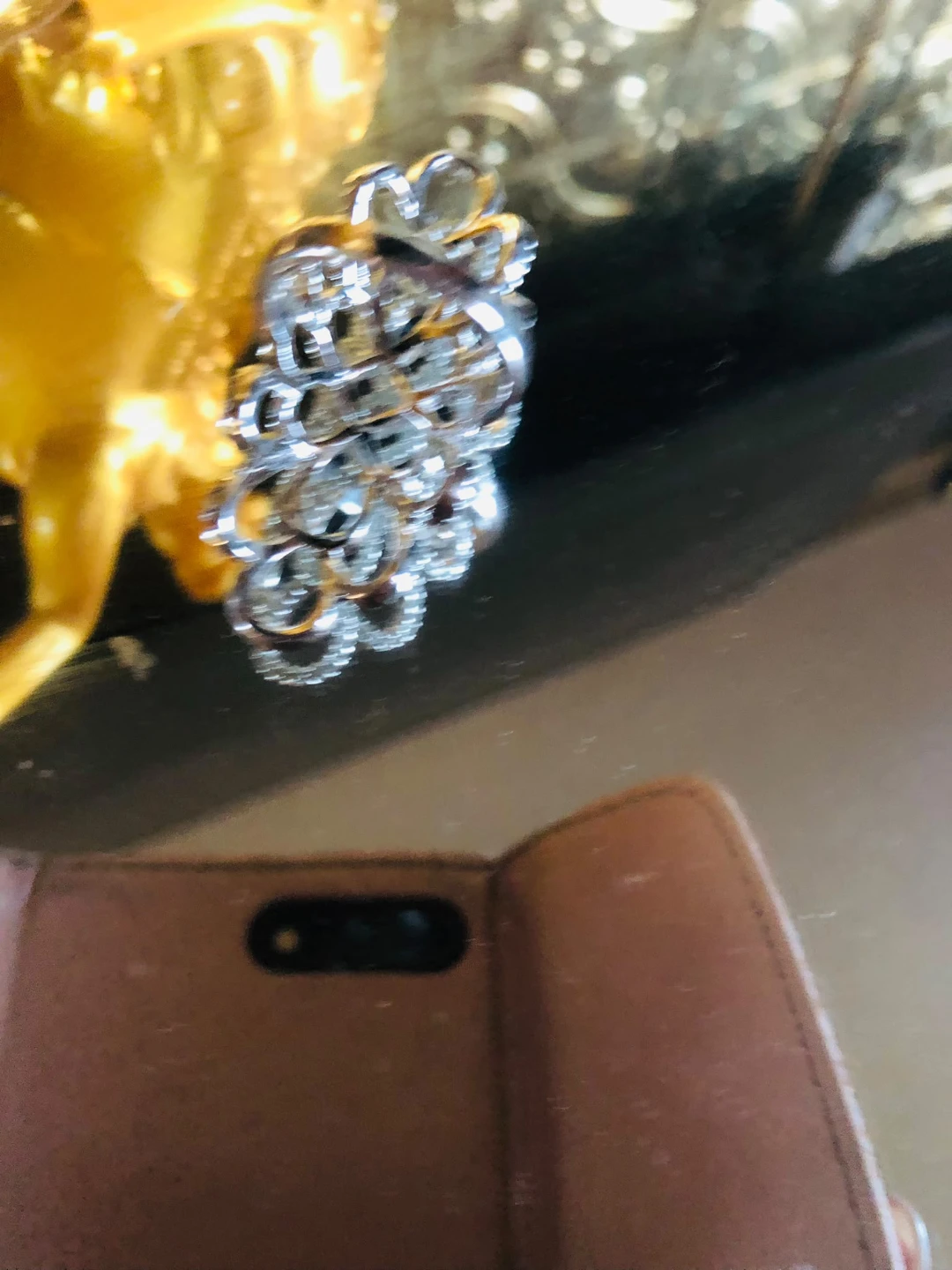 Statement Ring with Crystals - photo 3