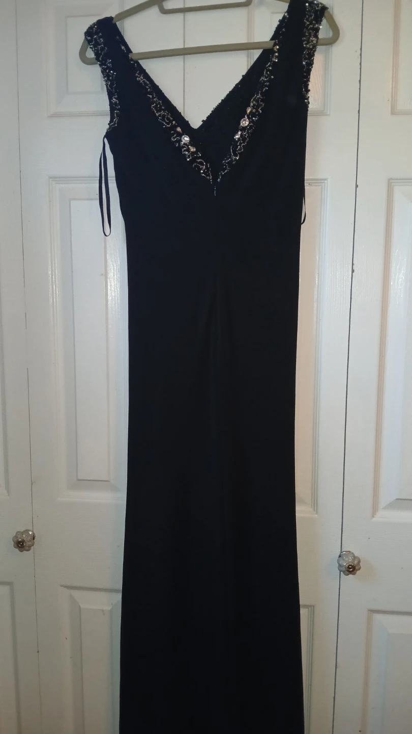 Black Alberto Makali Evening Dress - photo 2