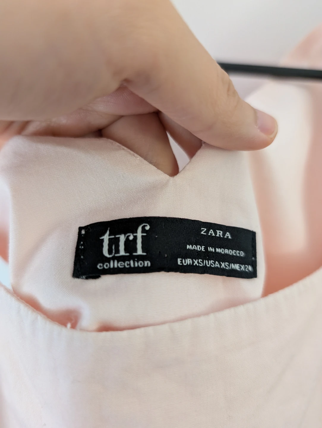 Zara TRF Cute Pink Ruffle Sleeve Blouse Top 16" Size XS - photo 4