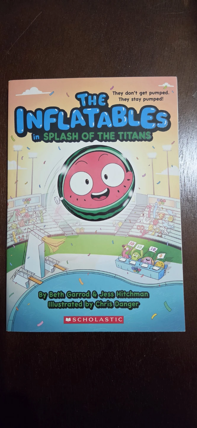 The Inflatables in Splash of the Titans Book by Scholastic