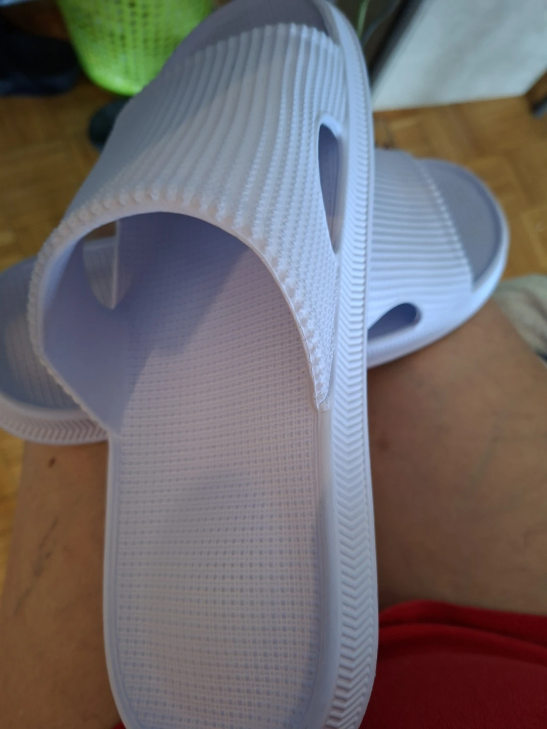 White Slides / Slippers - photo 3