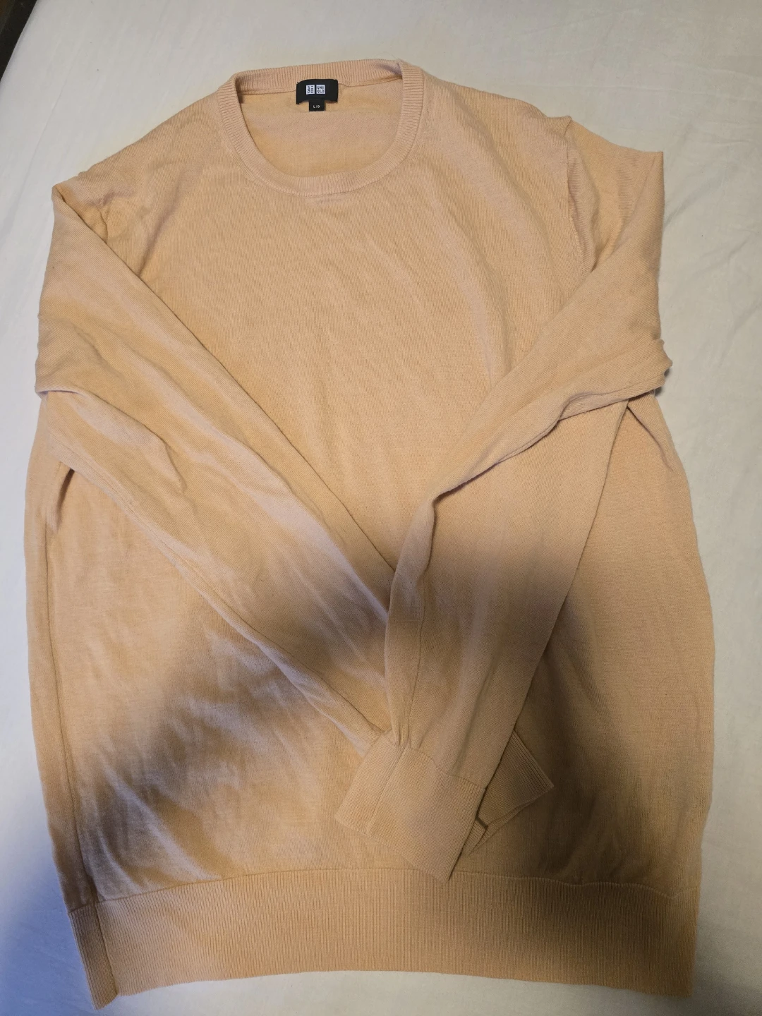 Uniqlo Peach Crew Neck Sweater Large