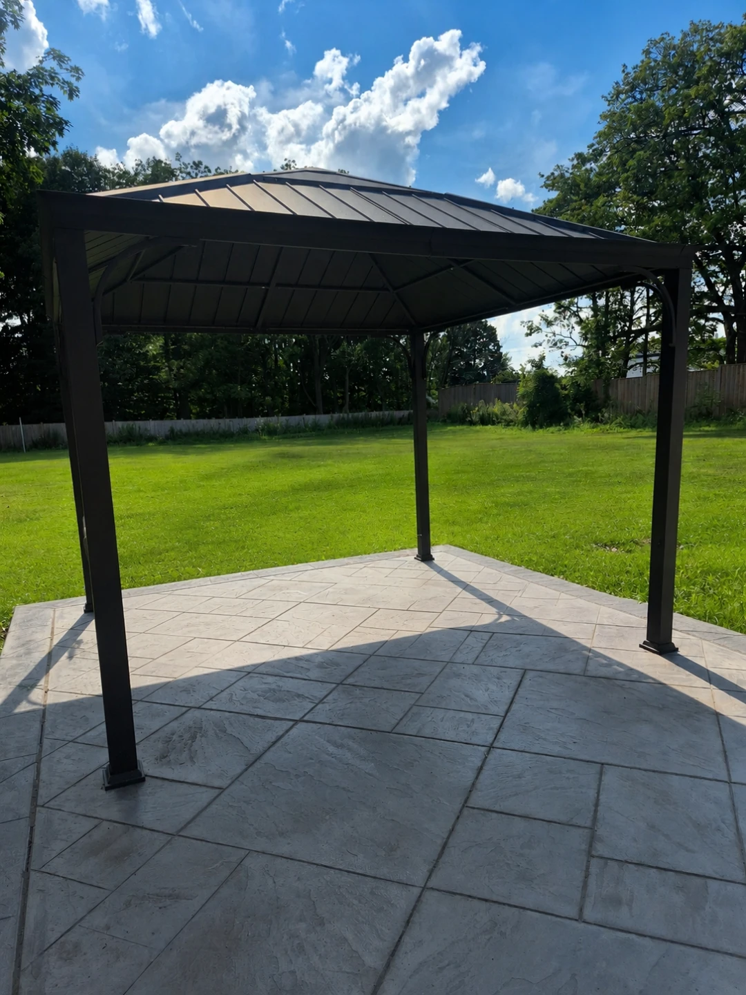 Metal gazebo