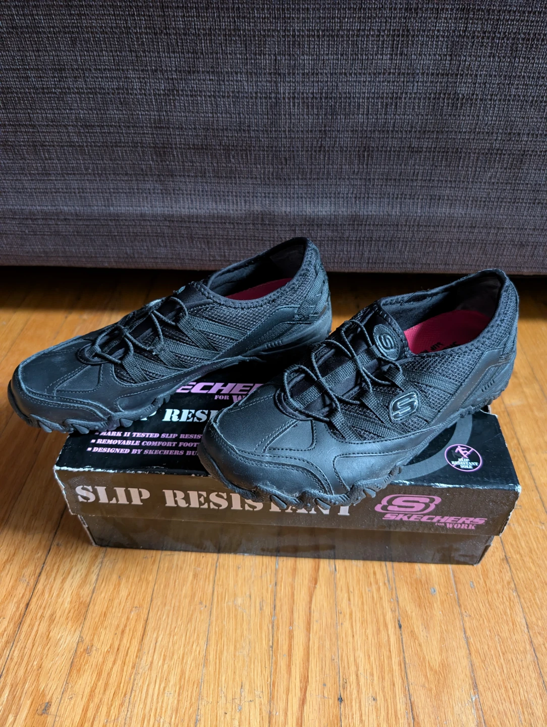 Skechers for Work Slip Resistant Women's Shoes (Size 6.5)