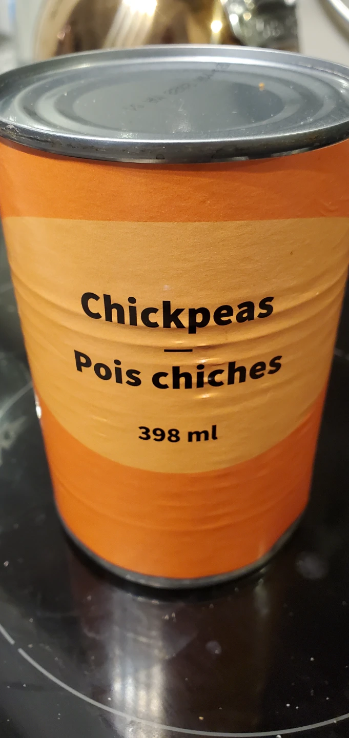 Free canned chickpeas