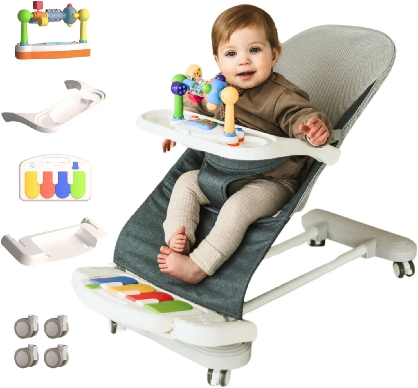 Baby Bouncer Chair with Activity Center