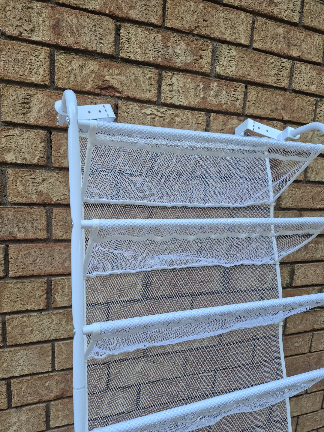 White 12-Tier Mesh Hanging Shoe Organizer - photo 2