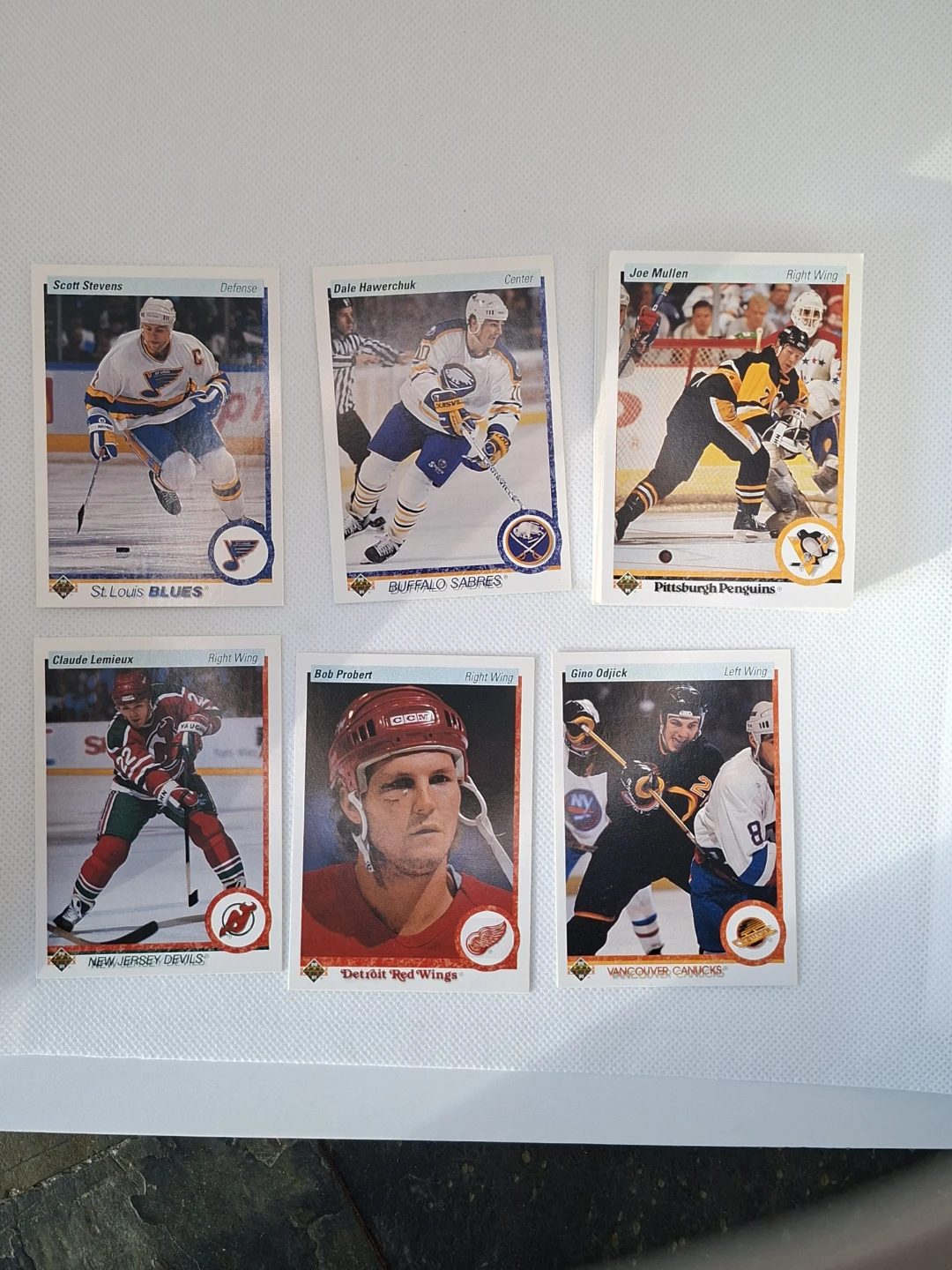 Collection of Vintage Upper Deck NHL Hockey Cards