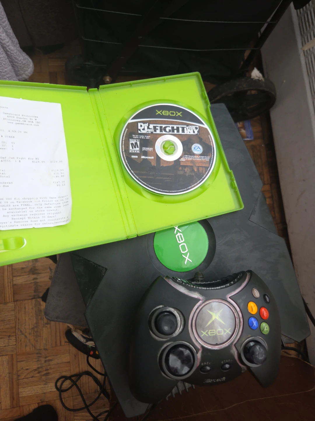 Xbox original with def jam