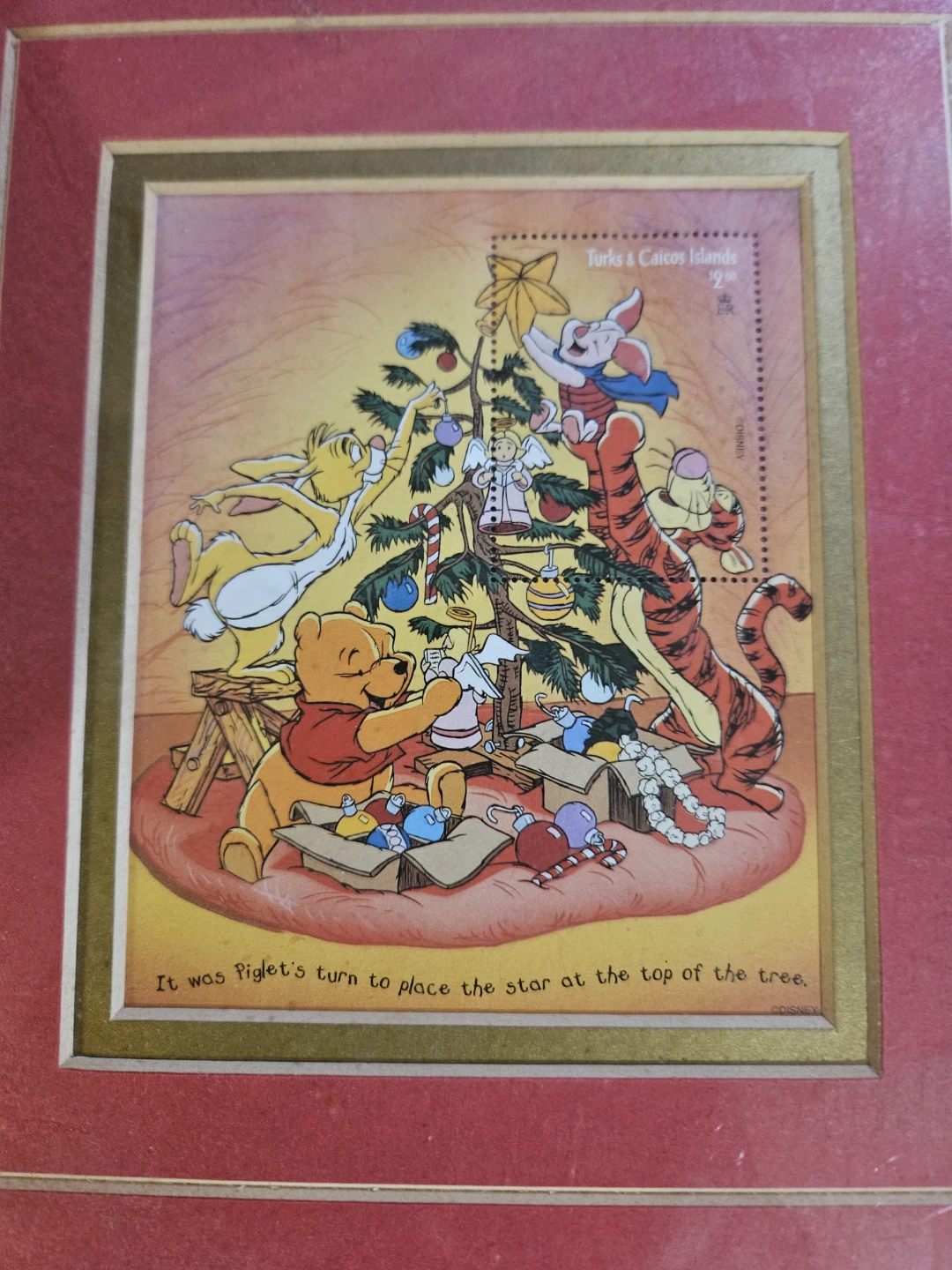 Winnie the Pooh "Pooh & Friends Christmas" Limited Edition Stamp - photo 3
