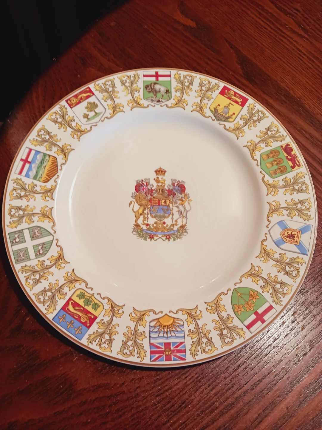 Royal Coat of Arms Ducal Crown Collectible Plate