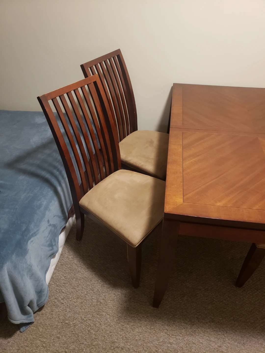 Wooden Dining Table with 4 Chairs - photo 3