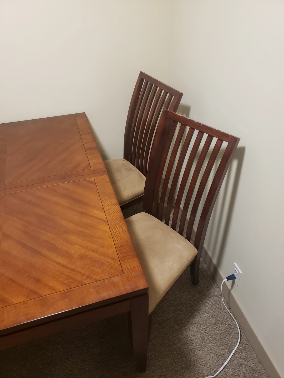 Wooden Dining Table with 4 Chairs - photo 4