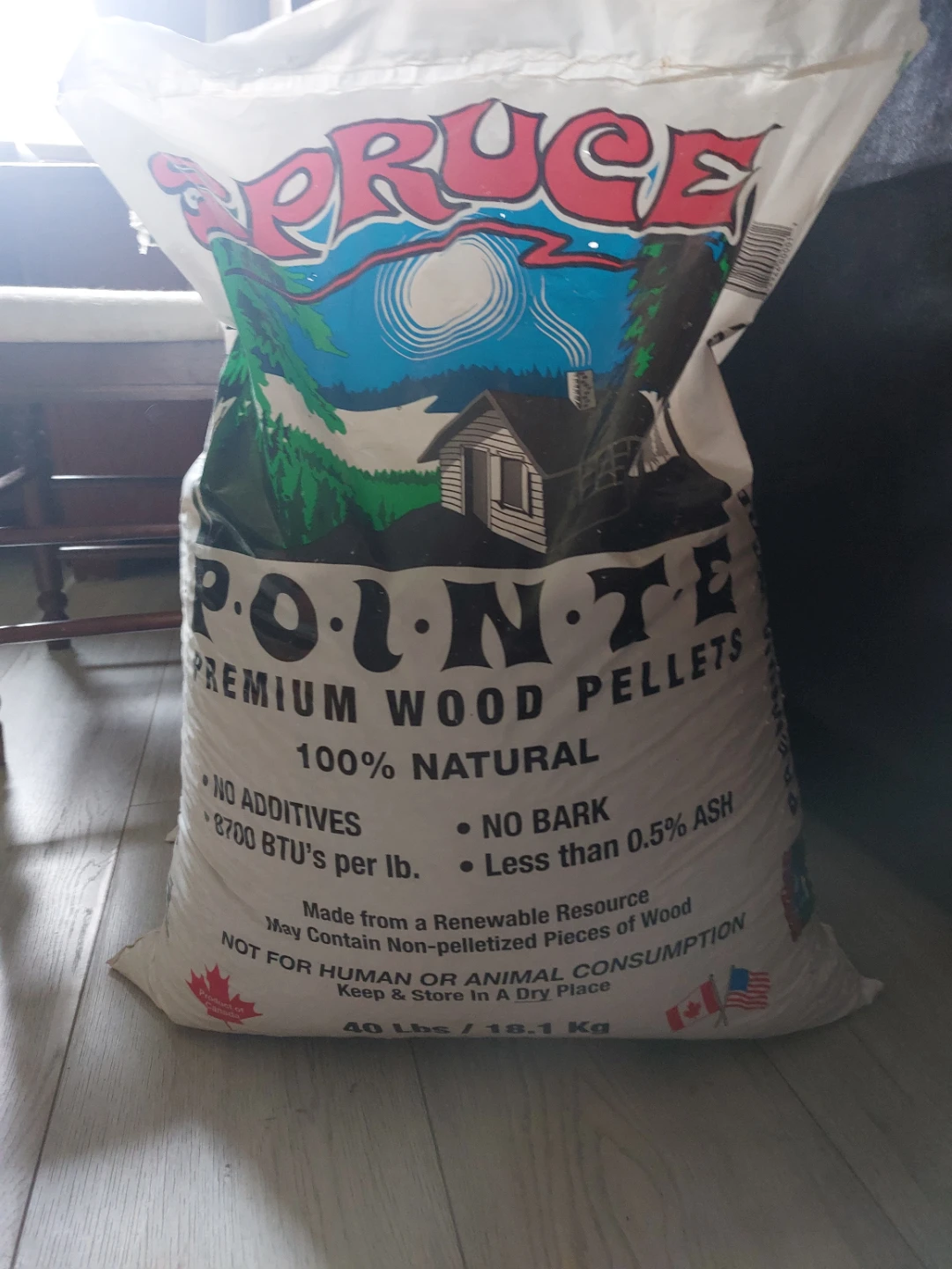 Spruce Point Premium Wood Pellets - 40 Lbs