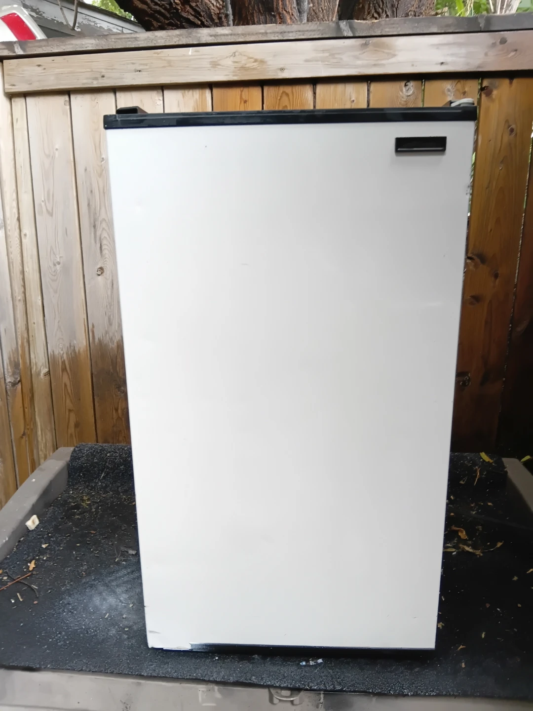 White Danby Compact Mini Fridge