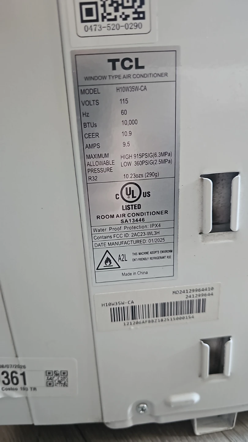 Tcl 1000 btu window air conditioner - photo 4
