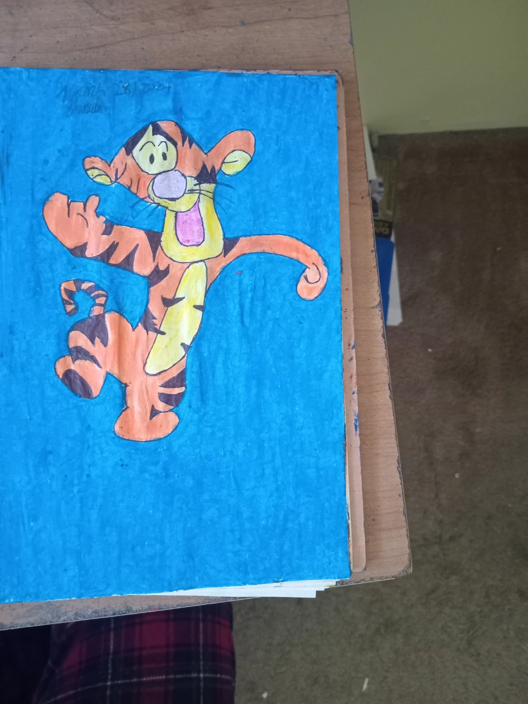 TIGGER WITH BLUE BACKGROUND BY SHERWIN - photo 5