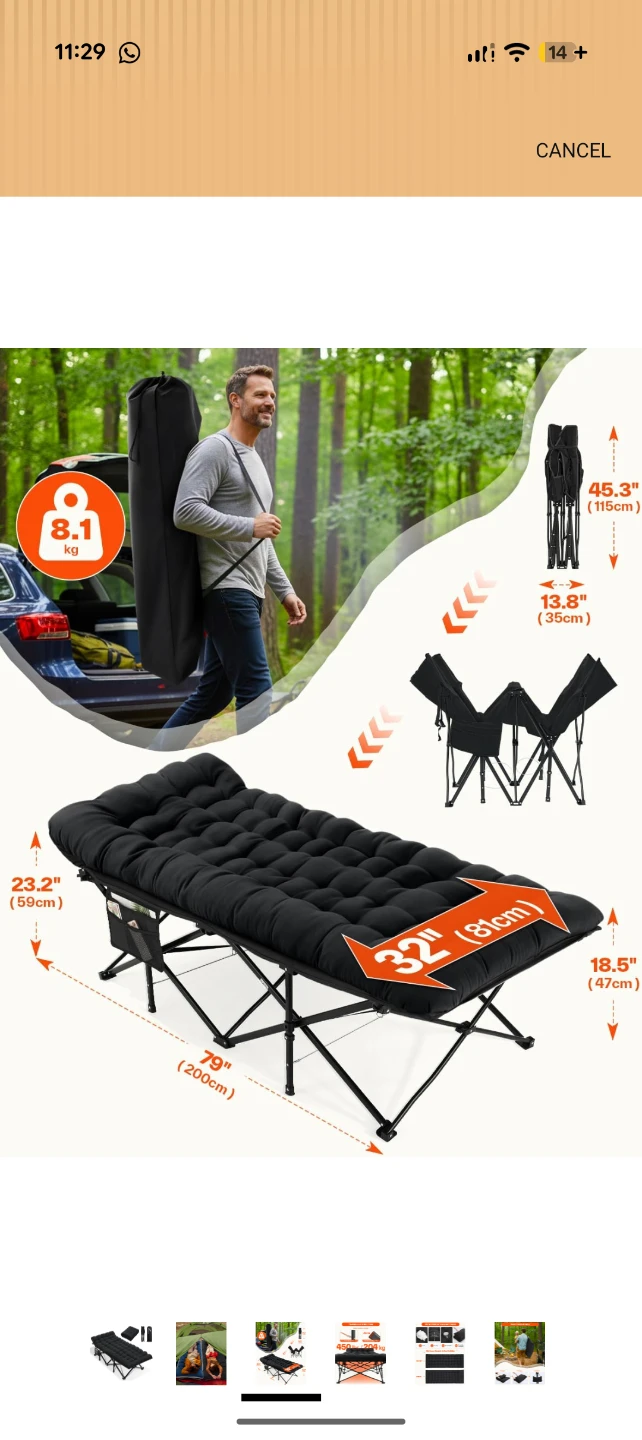 Coleman Camping Cot - photo 2