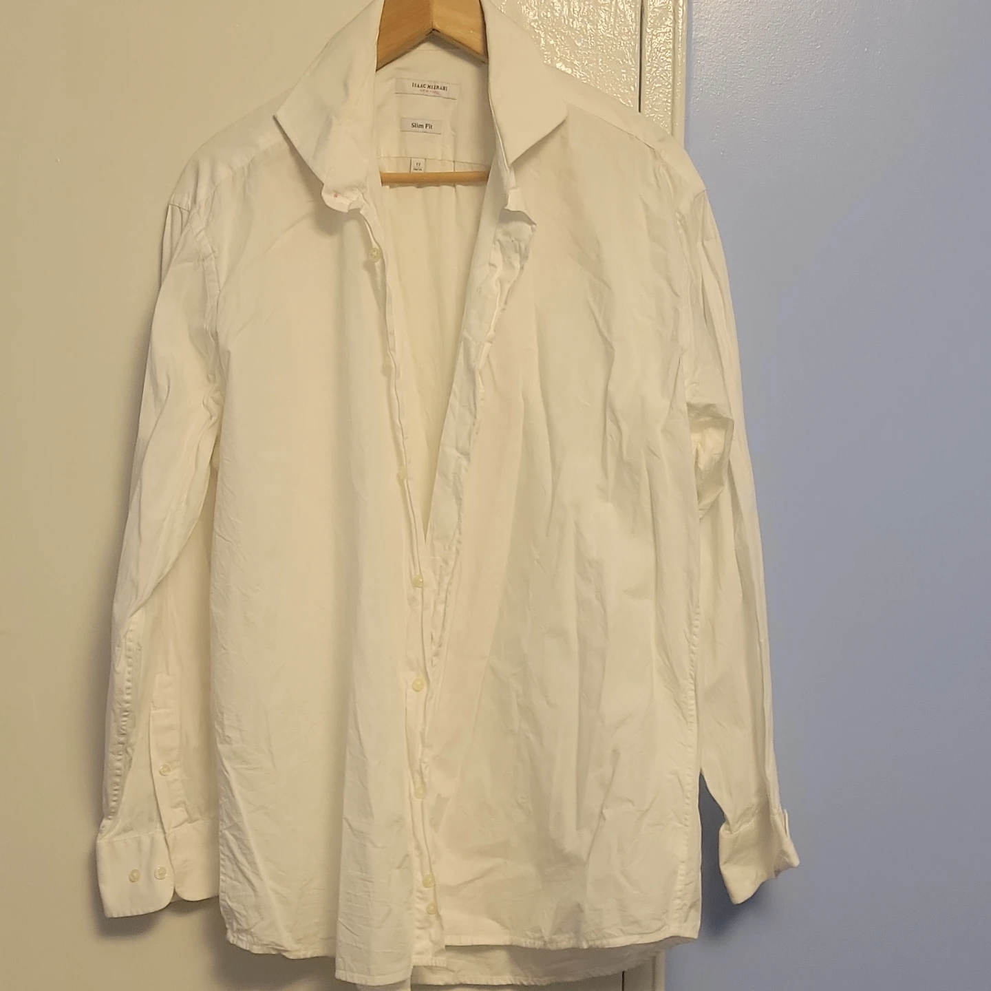 Isaac Mizrahi New York White Slim Fit Dress Shirt - photo 2