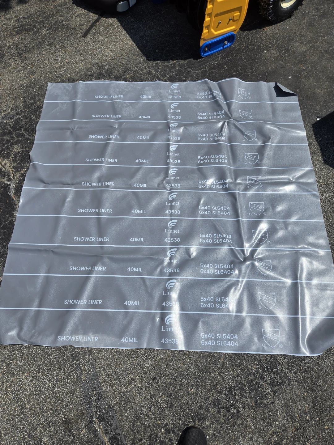 Linnet Shower Liner 5'x40'