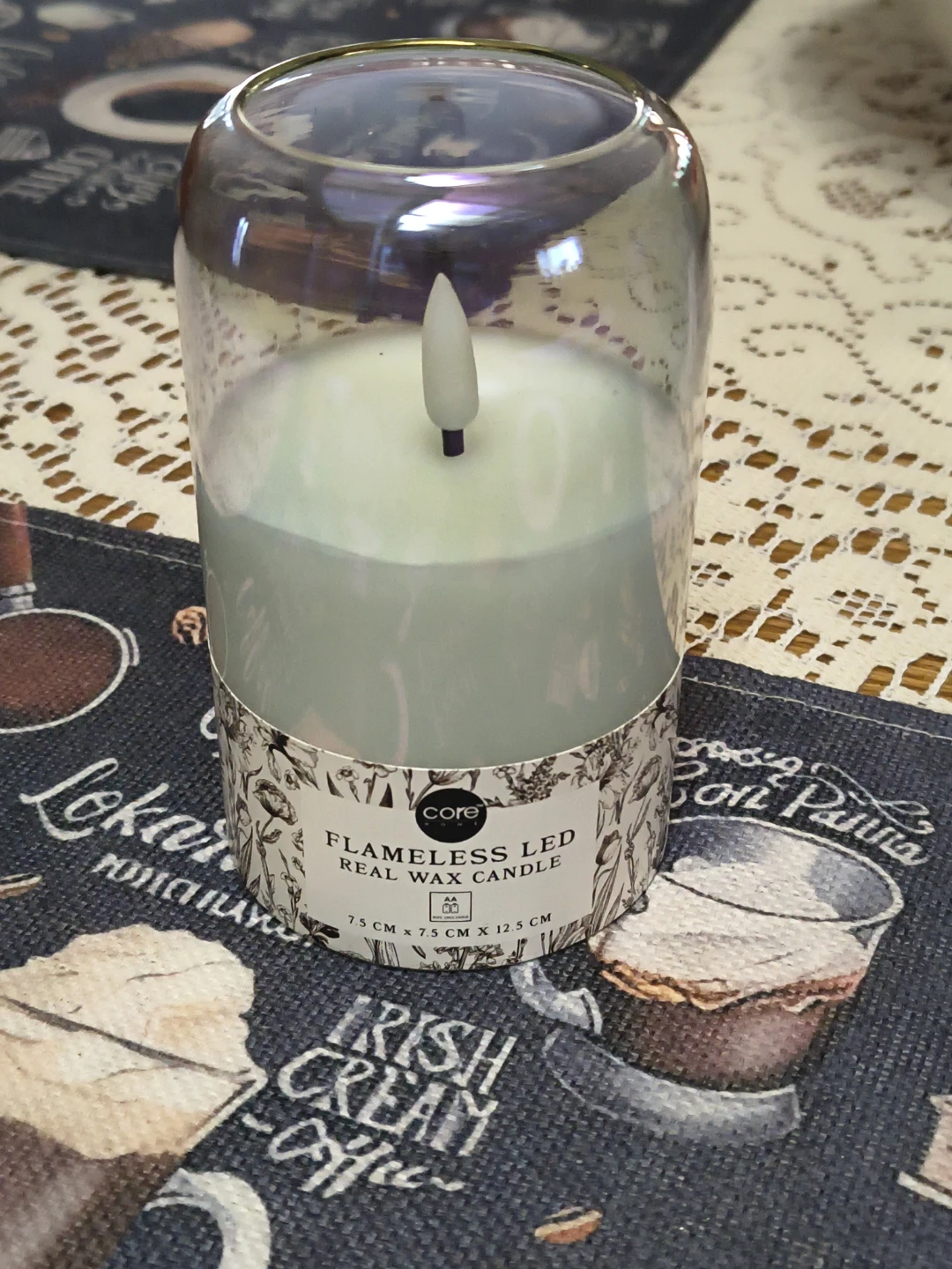 Core Home Flameless LED Real Wax Candle