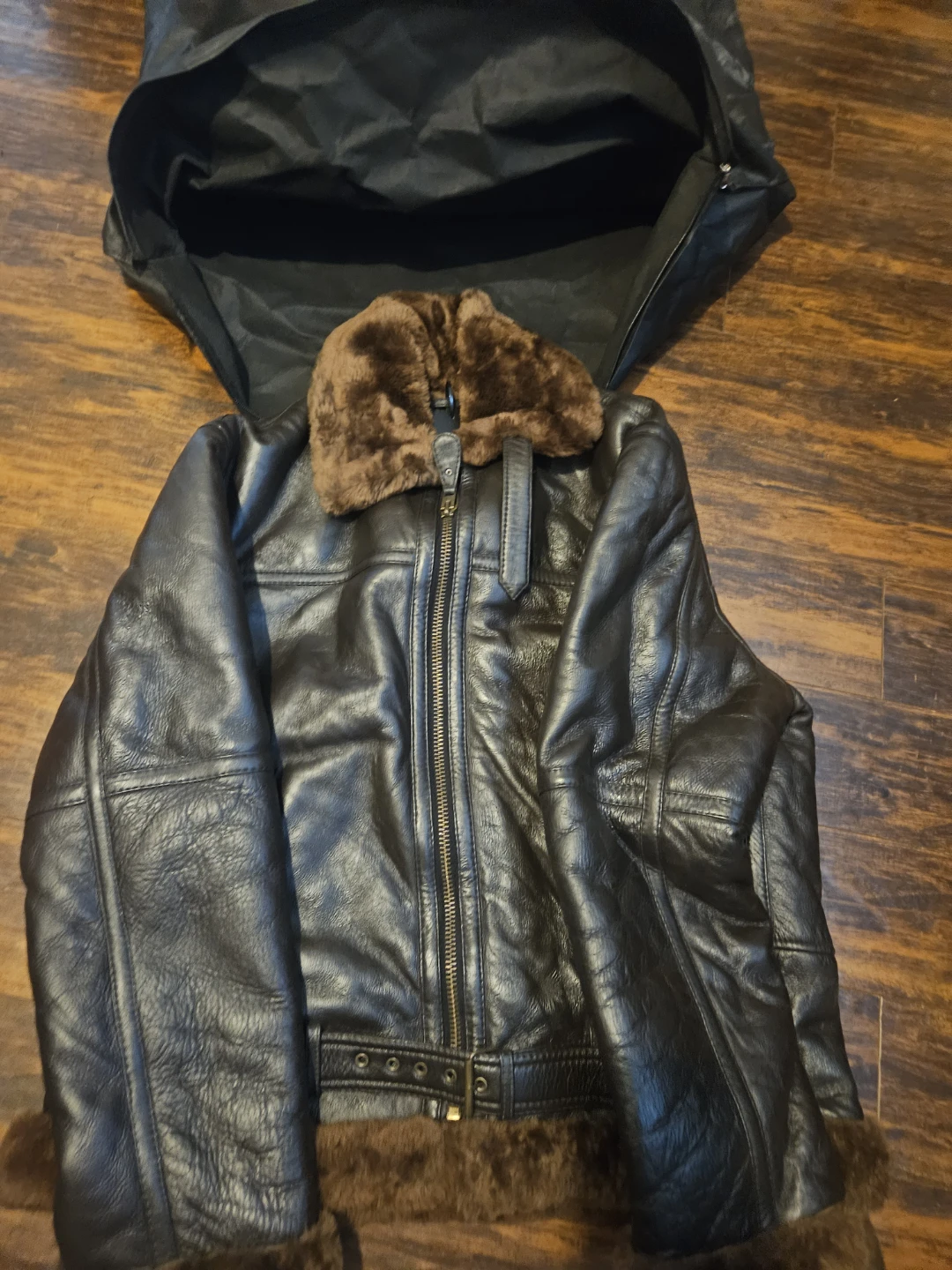 RAF Bomber Ginger Men B3 Bomber Jacket - photo 5