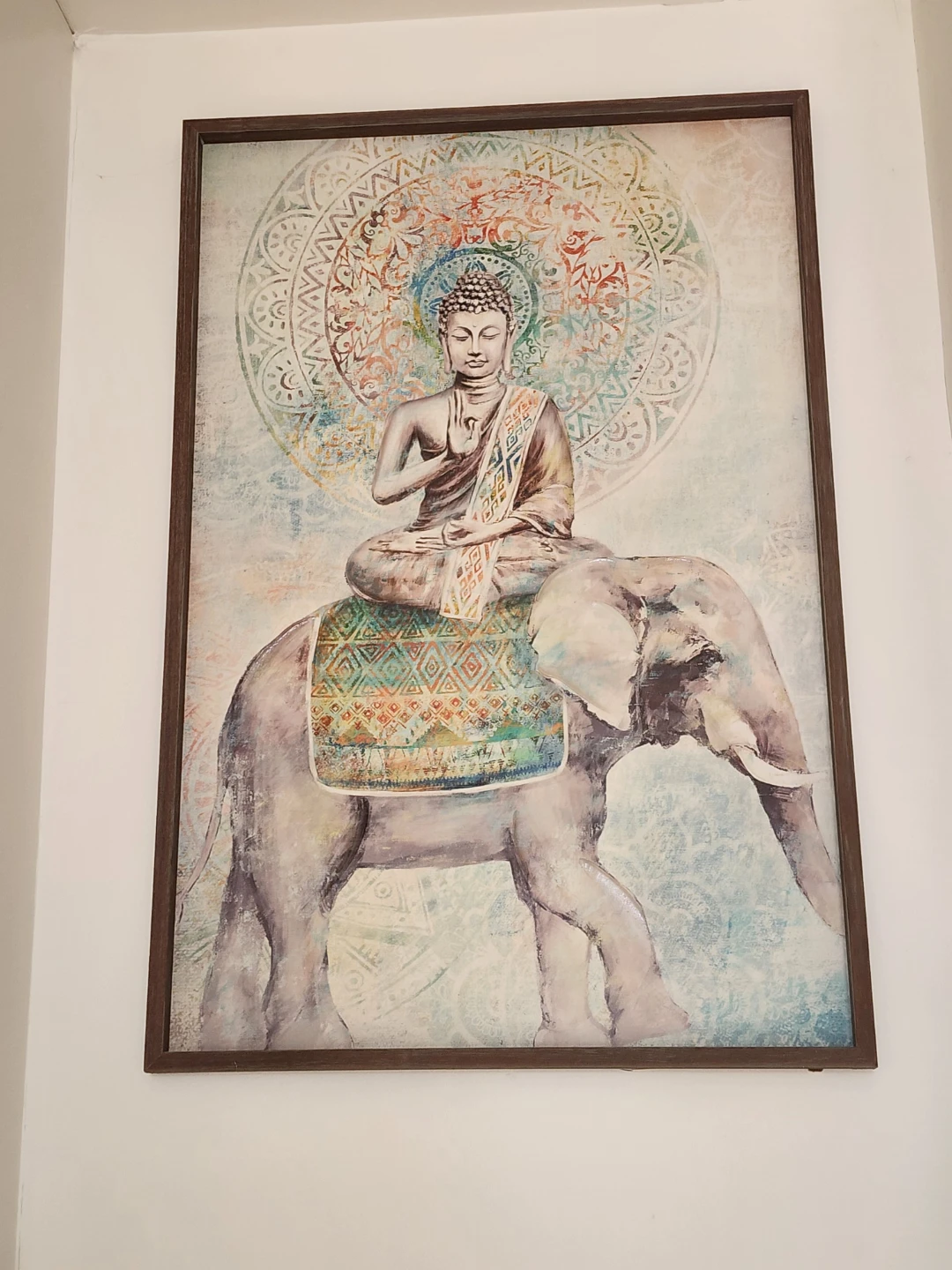 Buddha and Elephant Wall Art