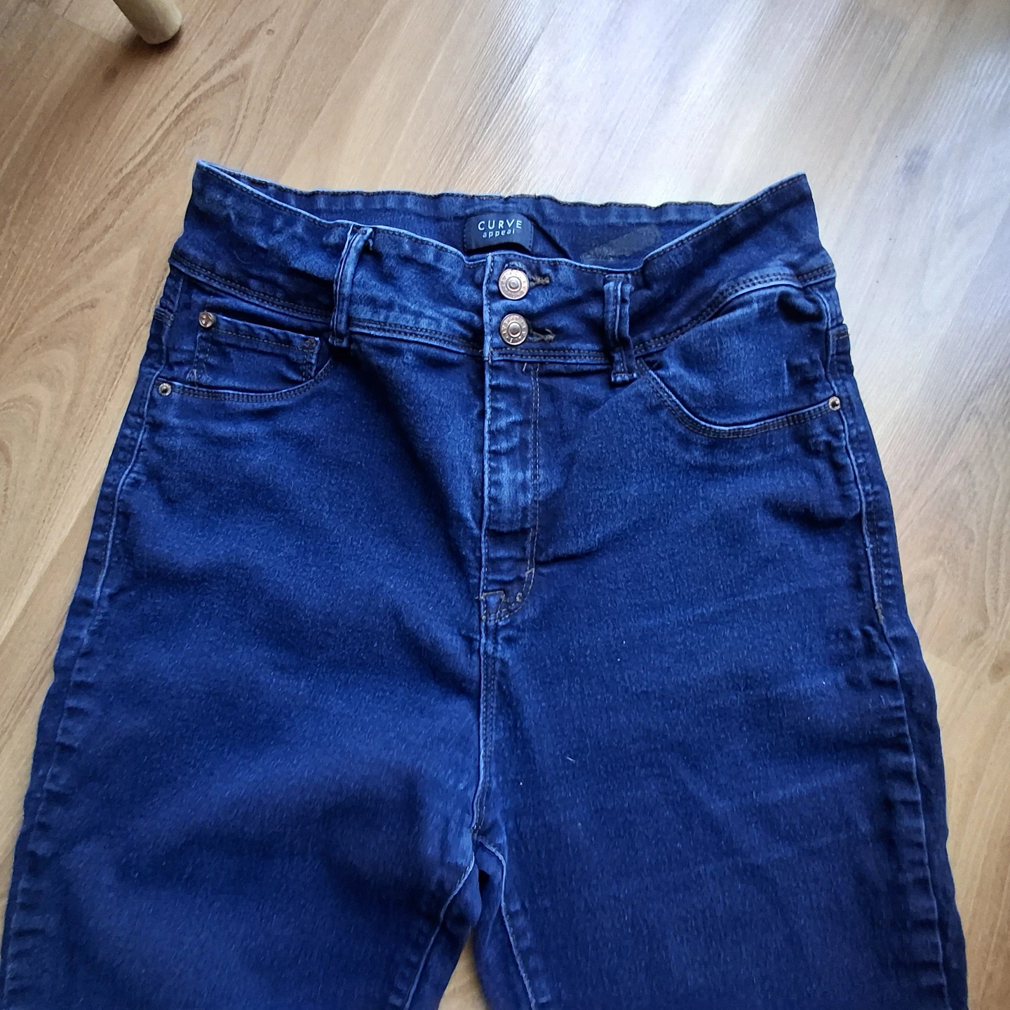 Curve Appeal Dark Wash High Rise skinnyJeans - photo 3
