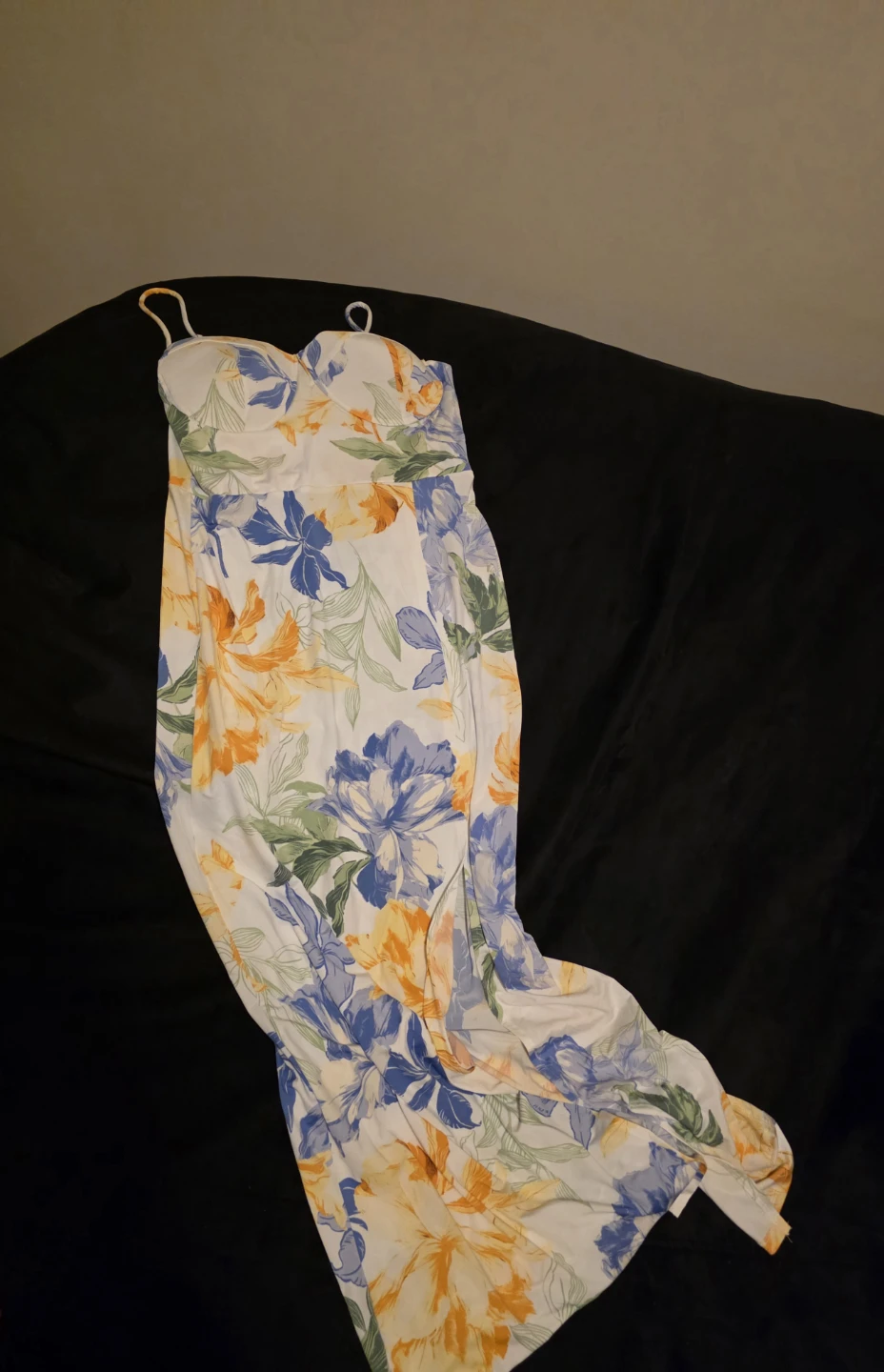 White Floral Maxi Dress