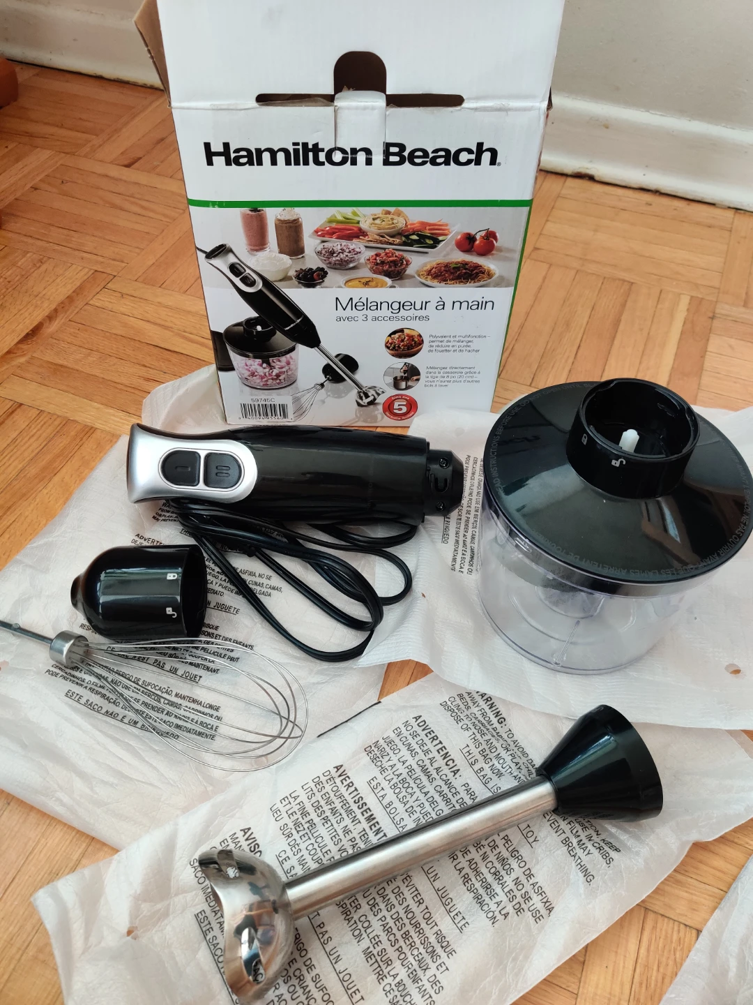 Hamilton Beach Hand Blender with 3 Accessories - photo 4