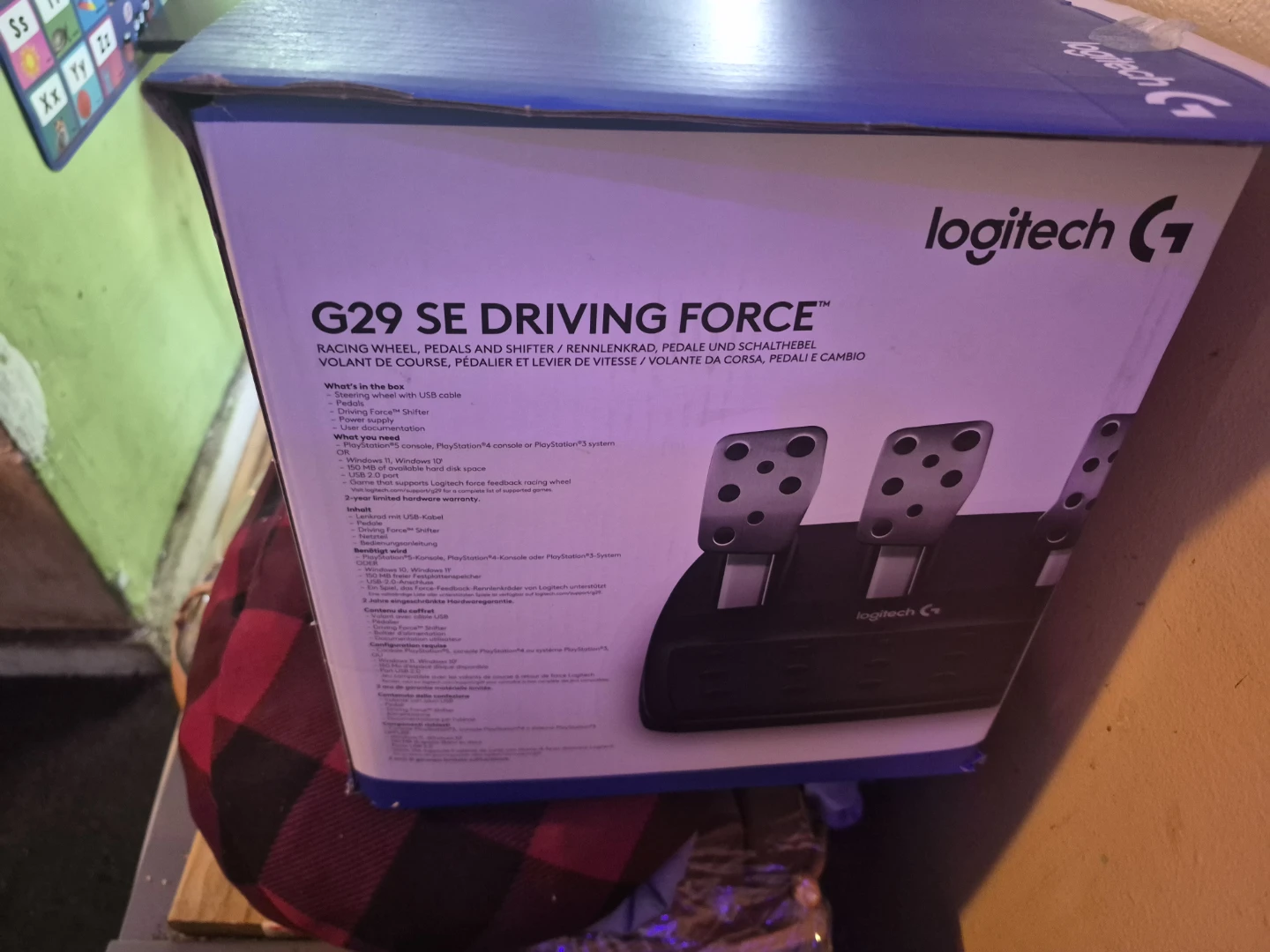 Logitech G29 SE Driving Force Gaming Wheel & Pedals - photo 2