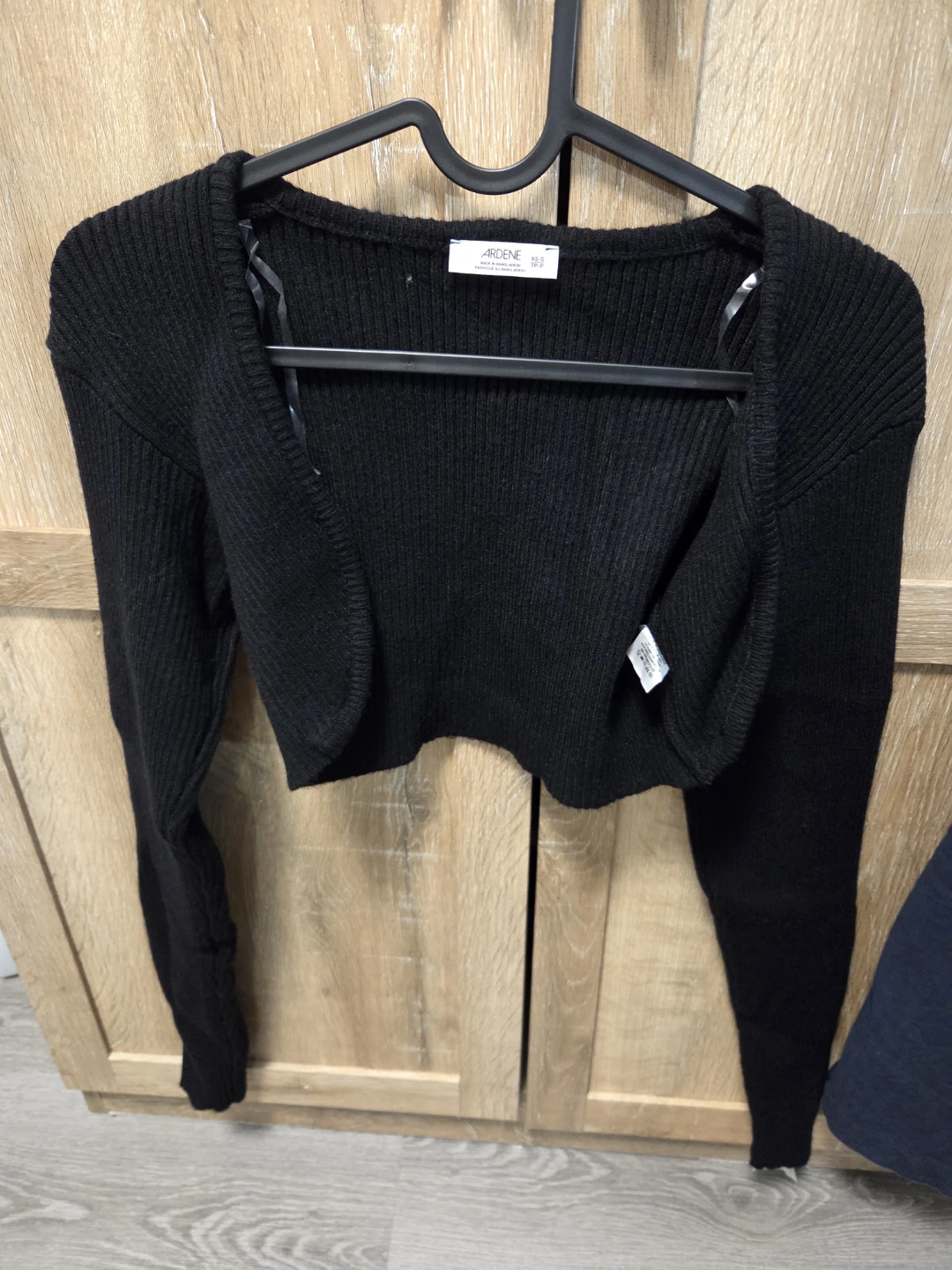 Ardene Black Cropped Cardigan shrug