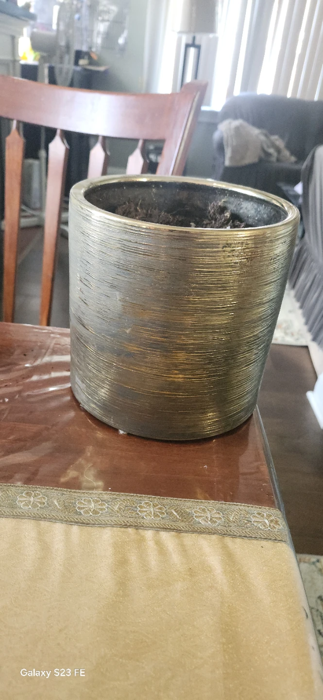 Decorative Planter Pot - Gold - photo 4