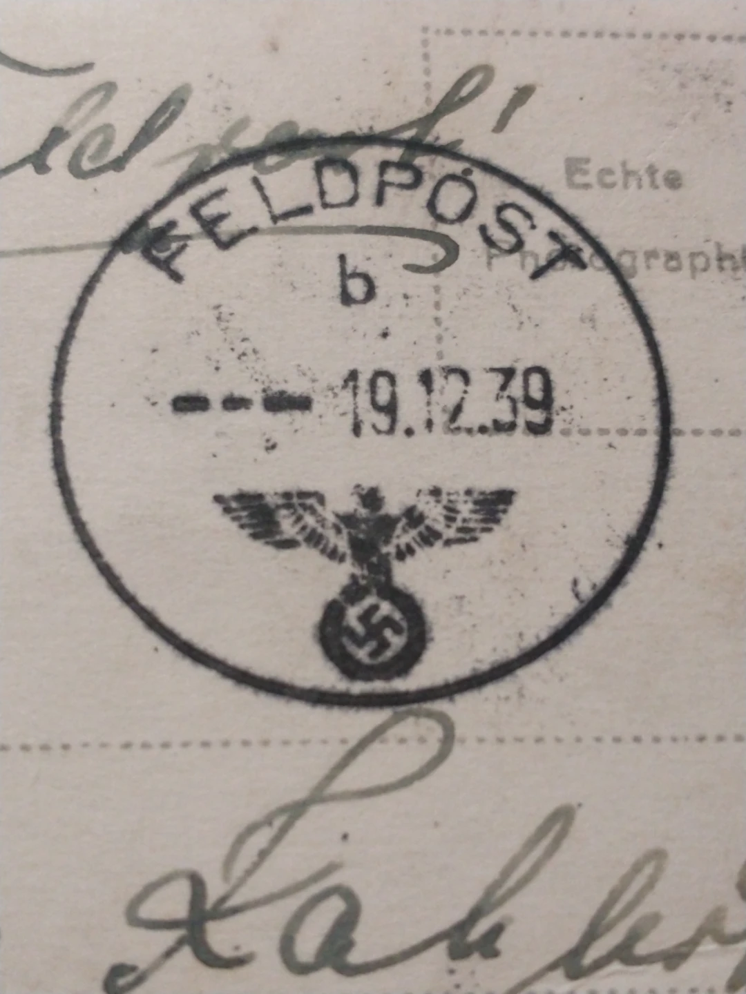1939 WWII Nazi MilitaryPost Saarbrücken Hotel Excelsior Postcard - photo 3