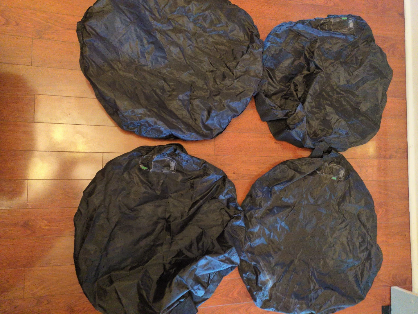 Black Car Tire Cover Set - photo 2