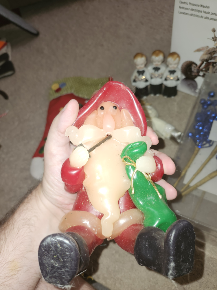 Santa Claus Candle