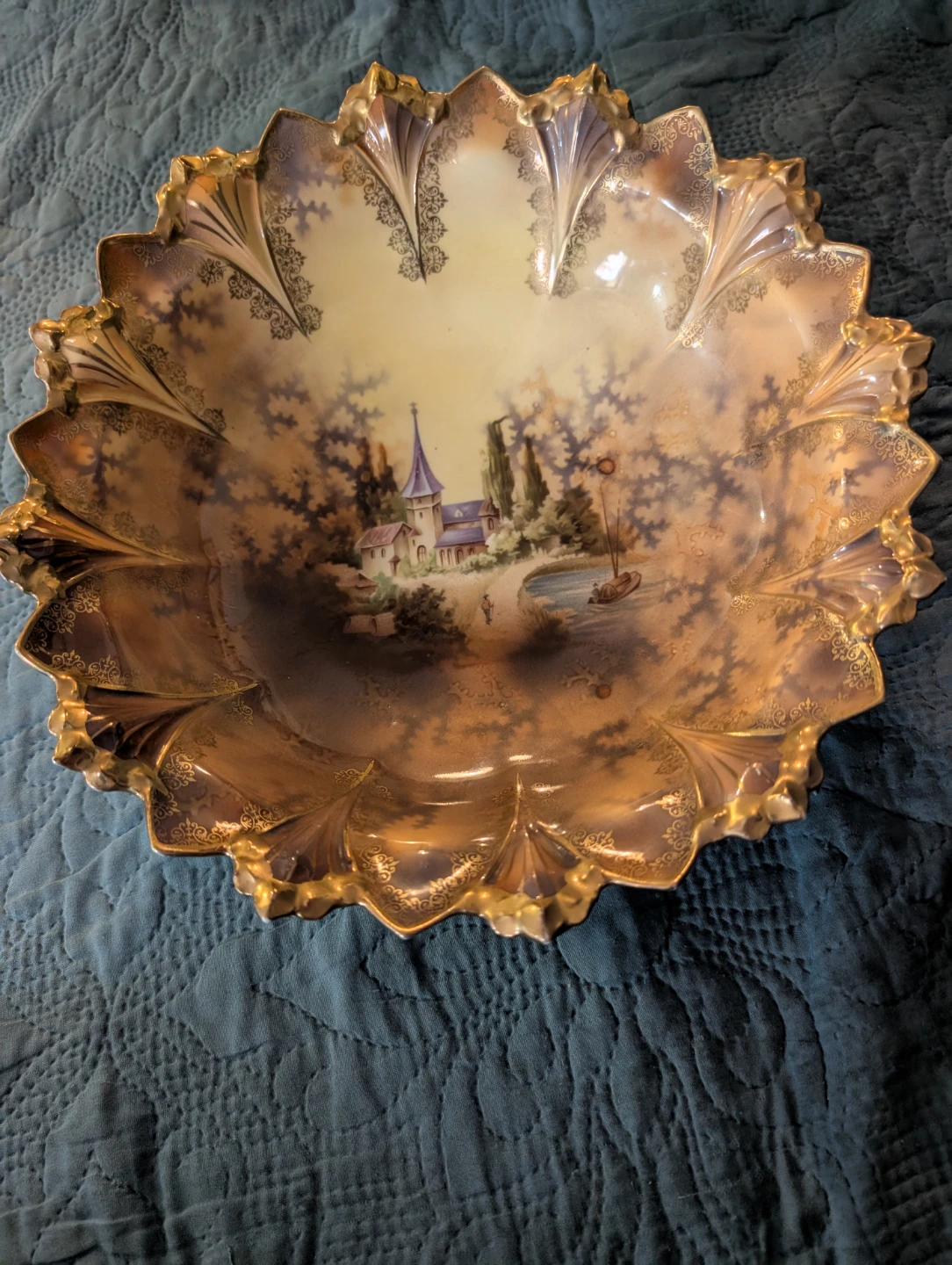 RS Prussia Iris Mold Bowl